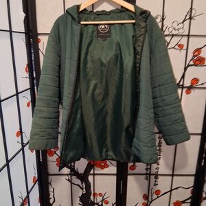 Avalanche Forest Green Women's Puffer Jacket
